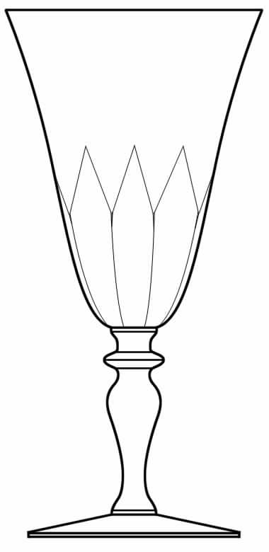 6030 (Optic) Water Goblet by Hawkes-1