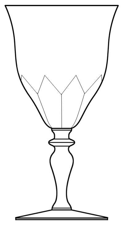 7041 (Optic) Water Goblet by Hawkes-1