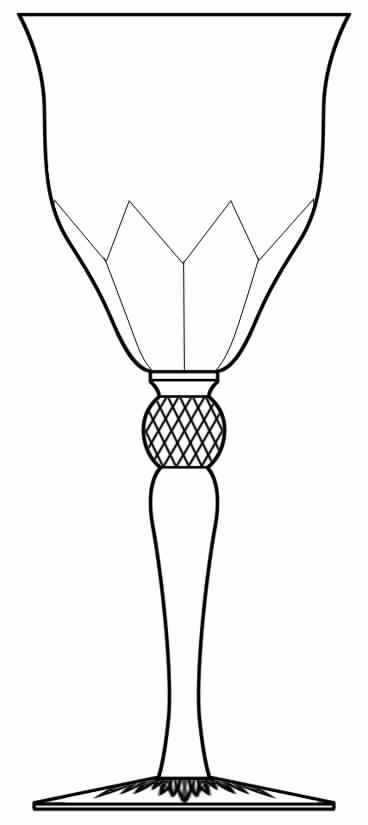 7090-2 Water Goblet by Hawkes-1