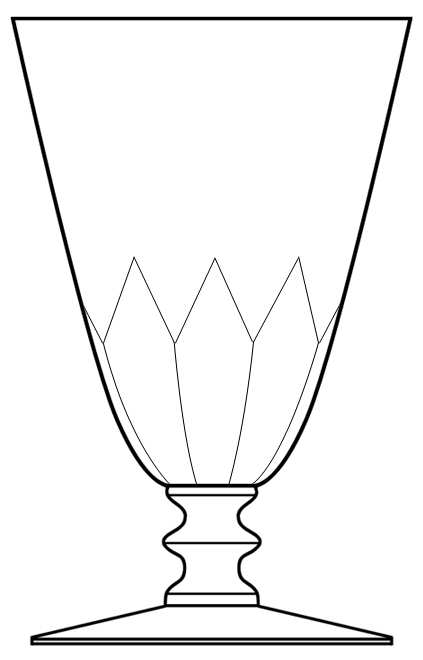 7461 (Optic) Water Goblet by Hawkes-1