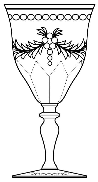 Calais Water Goblet by Hawkes-1