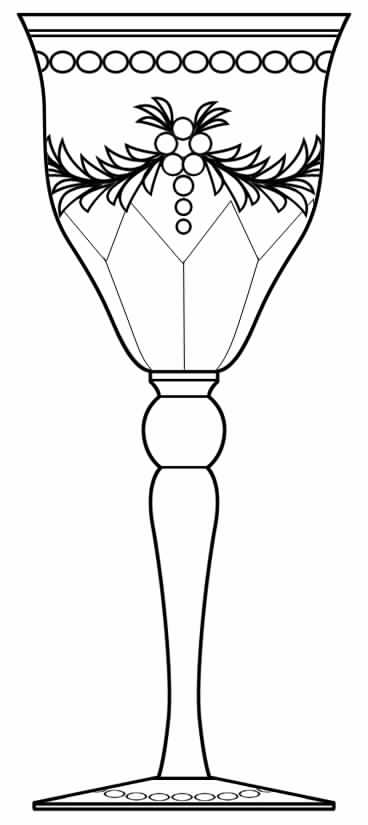 Calais Water Goblet by Hawkes-1
