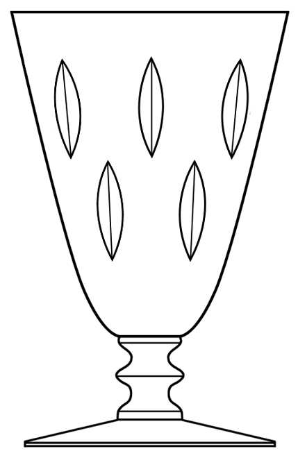 Carthage Water Goblet by Hawkes-1