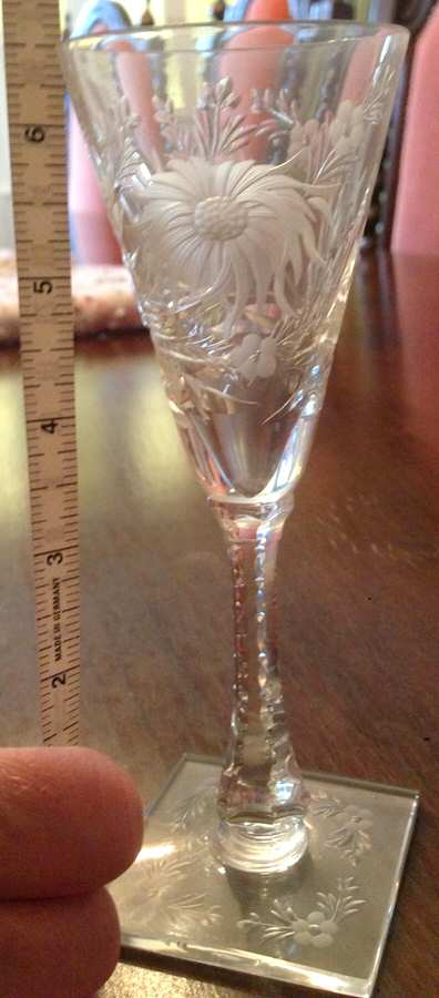 China Aster Sherry Glass by Hawkes-1