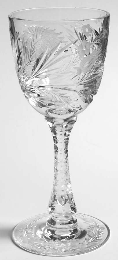 China Aster Wine Glass by Hawkes-1