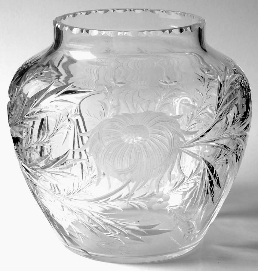 China Aster 6" Flower Vase by Hawkes-1