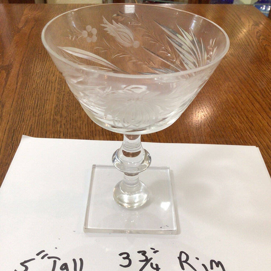 China Aster Champagne/Tall Sherbet by Hawkes-1