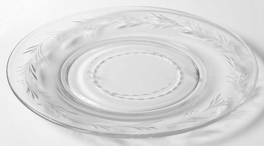 Chelsea Rose Luncheon Plate by Hawkes-1
