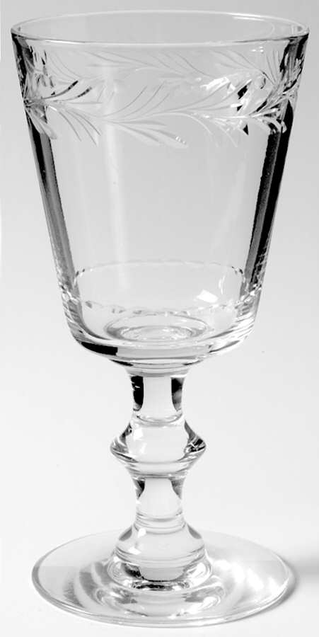 Chelsea Rose Water Goblet by Hawkes-1