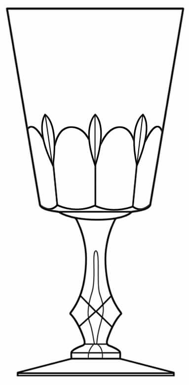 Connemara Water Goblet by Hawkes-1