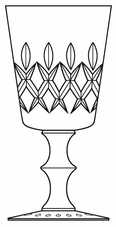 Cornwall Water Goblet by Hawkes-1