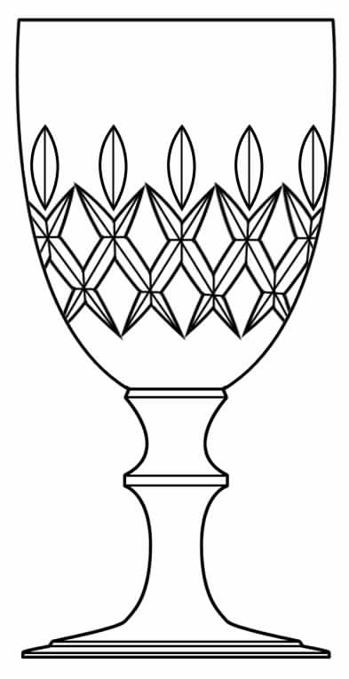 Cornwall Water Goblet by Hawkes-1