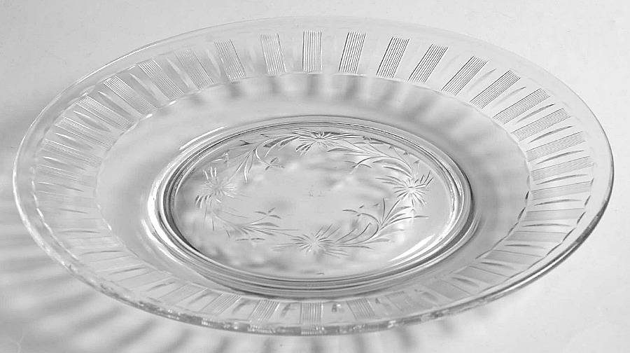 Coronet Salad Plate by Hawkes-1