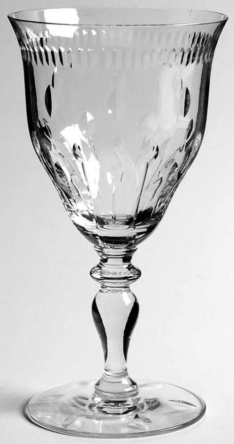 Dawn Water Goblet by Hawkes-1