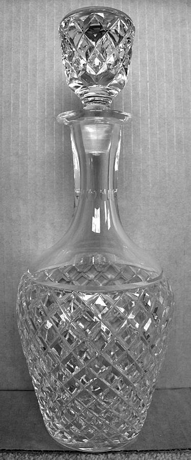 Delft Diamond Decanter & Stopper by Hawkes-1