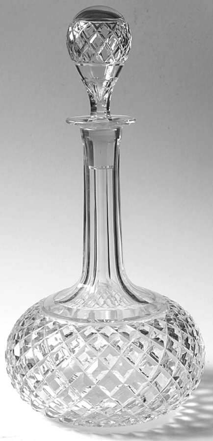 Delft Diamond Decanter & Stopper by Hawkes-1