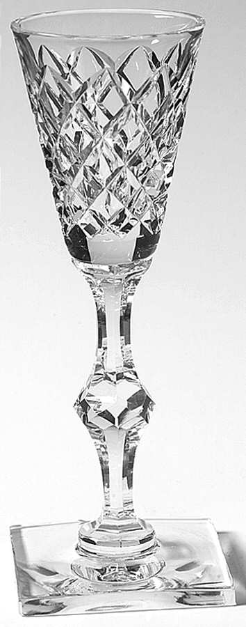 Delft Diamond Sherry Glass by Hawkes-1