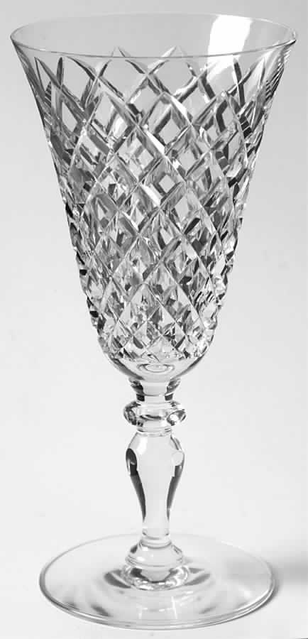 Delft Diamond Water Goblet by Hawkes-1