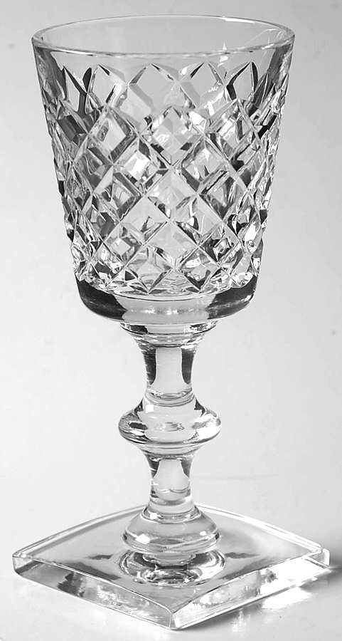 Delft Diamond Wine Glass by Hawkes-1