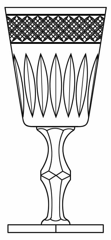Donisel Water Goblet by Hawkes-1