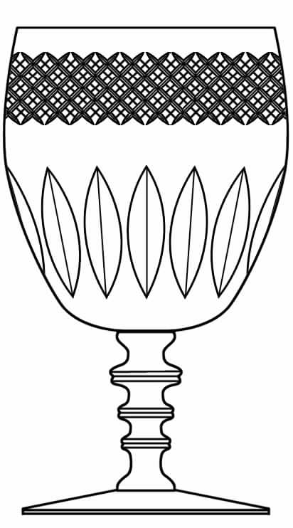 Donisel Water Goblet by Hawkes-1