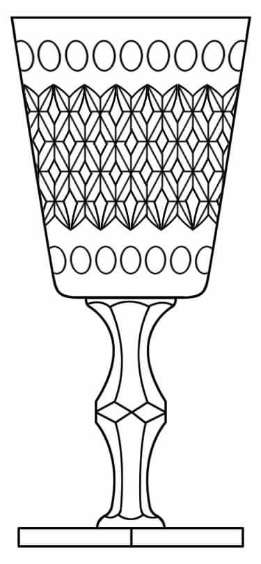 Downing Water Goblet by Hawkes-1