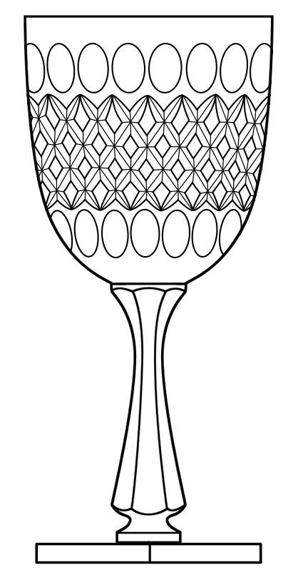 Downing Water Goblet by Hawkes-1