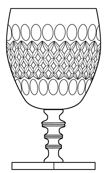Downing Water Goblet by Hawkes-1