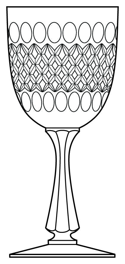 Downing Water Goblet by Hawkes-1