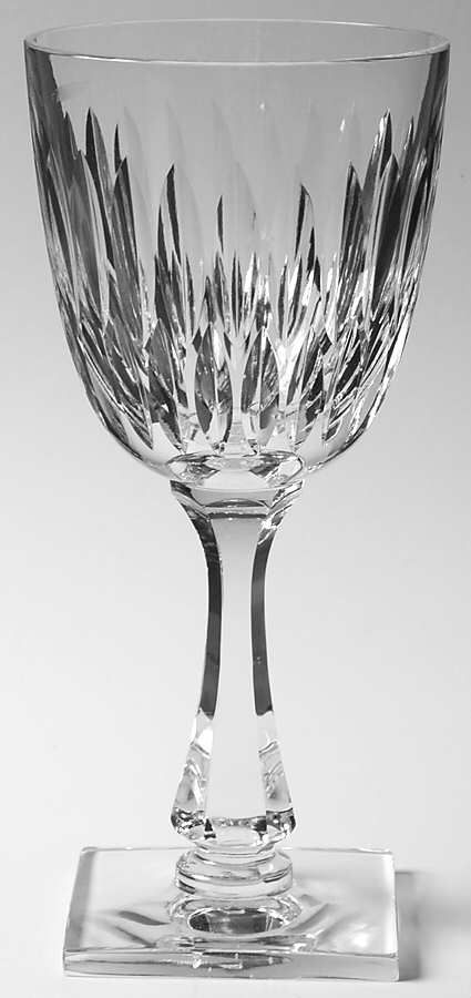 Eardley (Stem 7227, Square Base) Water Goblet by Hawkes-1