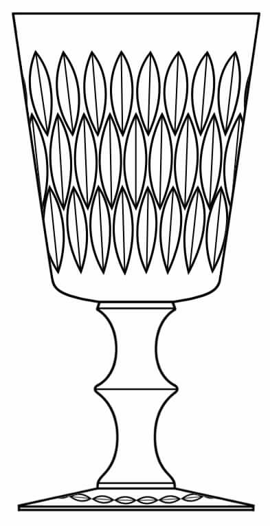Eardley (Stem 7334) Water Goblet by Hawkes-1