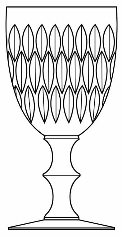 Eardley (Stem 7330) Water Goblet by Hawkes-1