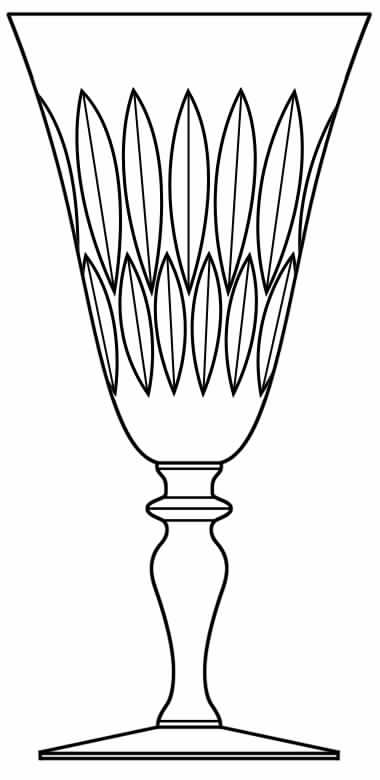 Eardley (Stem 6030) Water Goblet by Hawkes-1