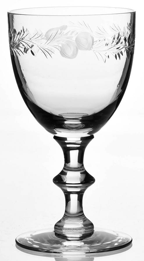 Fruits Border Wine Glass by Hawkes-1
