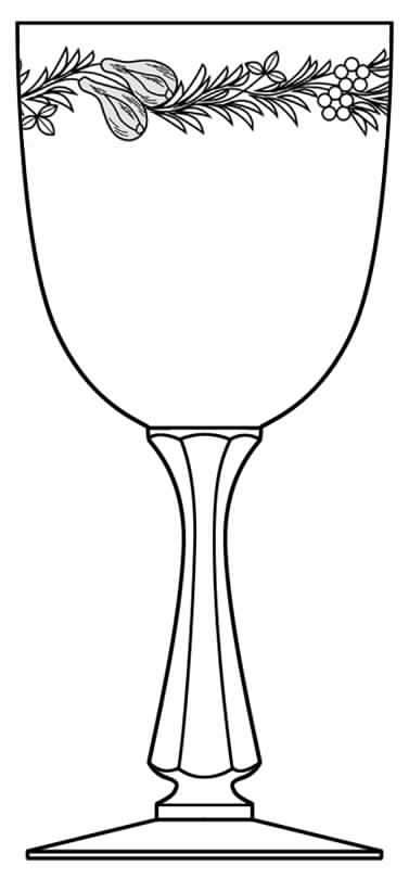 Fruit Border Water Goblet by Hawkes-1