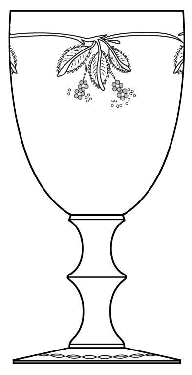 Jubilee Water Goblet by Hawkes-1