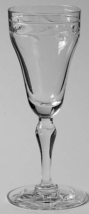 L-Rock Cut (Polished, Cut) Sherry Glass by Hawkes-1