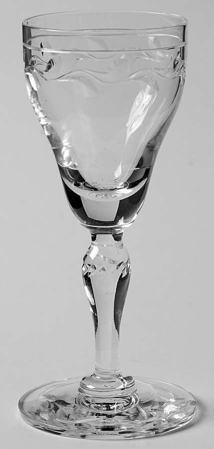 L-Rock Cut (Polished, Cut) Cordial Glass by Hawkes-1
