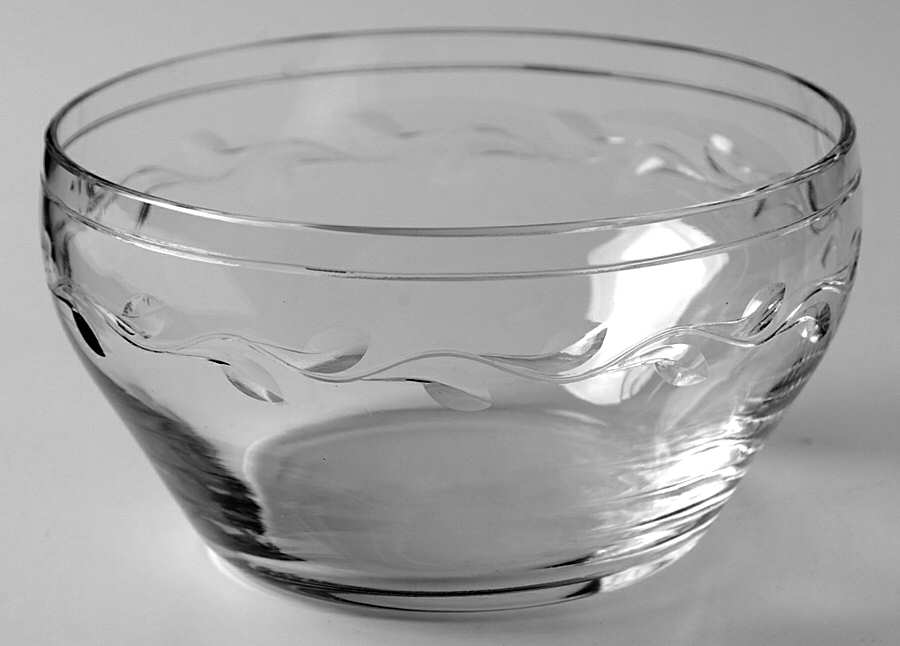 L-Rock Cut (Polished, Cut) Finger Bowl by Hawkes-1