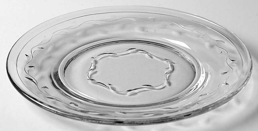L-Rock Cut (Polished, Cut) Bread & Butter Plate by Hawkes-1