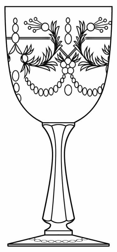 La Salle Water Goblet by Hawkes-1