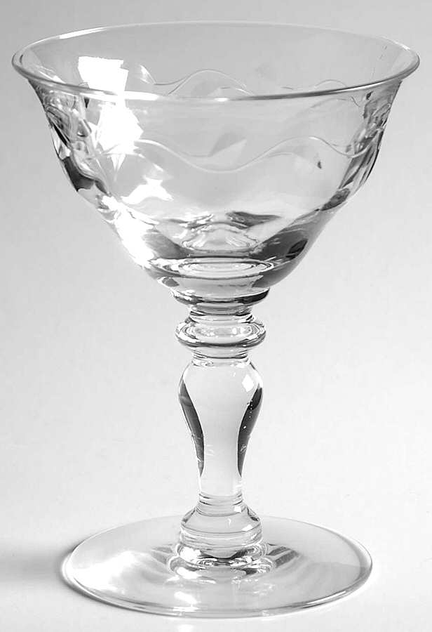 Laurel (Stem 7041) Champagne/Tall Sherbet by Hawkes-1
