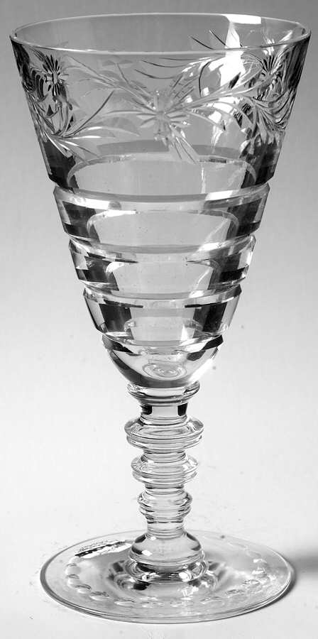 Le Moderne Water Goblet by Hawkes-1