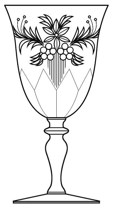 Madeira Water Goblet by Hawkes-1