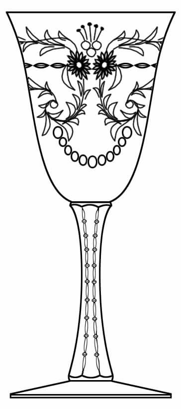 Majestic Water Goblet by Hawkes-1