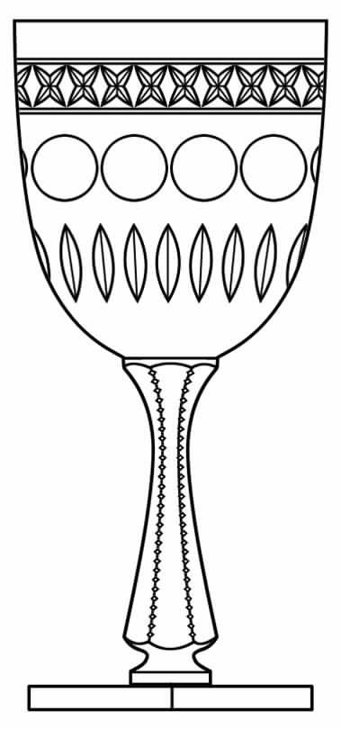 Manor (Stem 7227) Water Goblet by Hawkes-1
