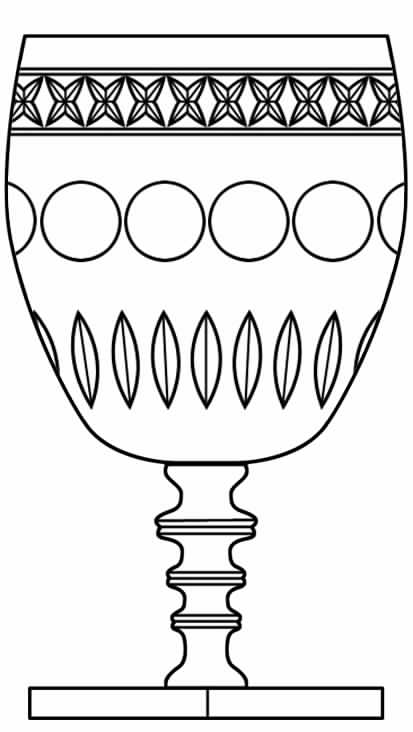 Manor (Stem 6027) Water Goblet by Hawkes-1