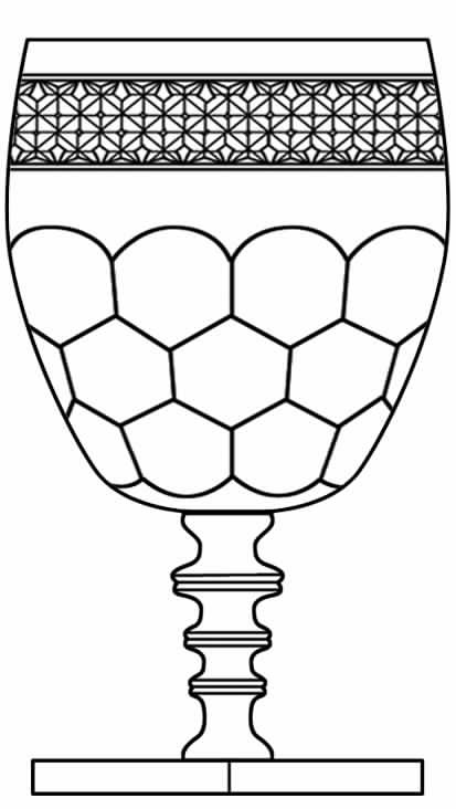 Monarch Water Goblet by Hawkes-1
