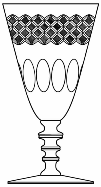 Munster Water Goblet by Hawkes-1