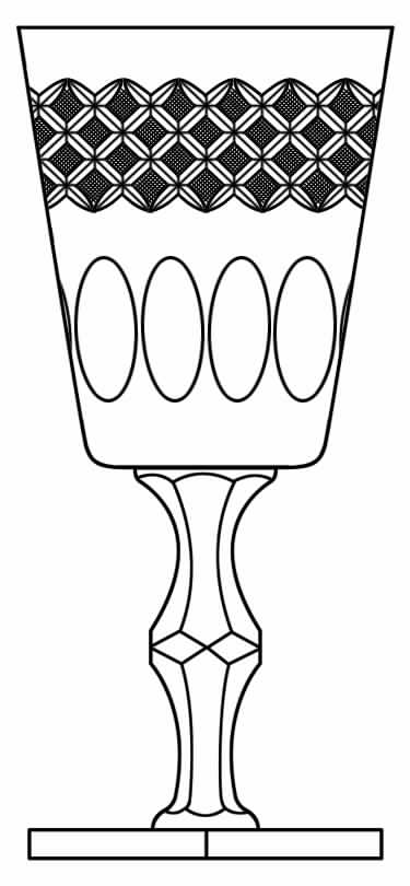 Munster Water Goblet by Hawkes-1